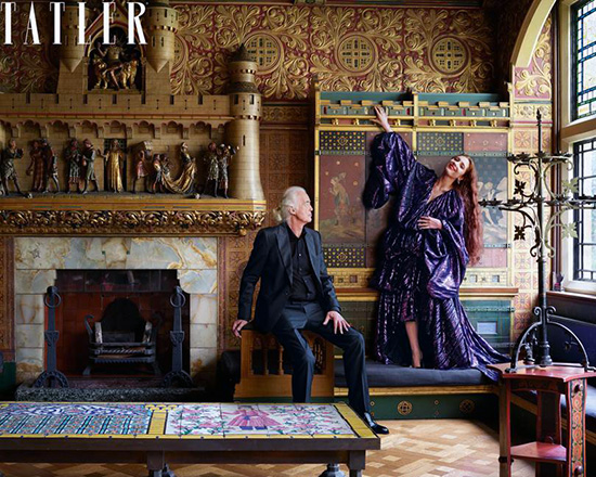 Jimmy Page Scarlett Sabet interview with Tatler